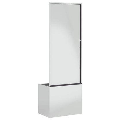 Tuinplant met Decoratief Paneel Zilver 50 x 140 cm