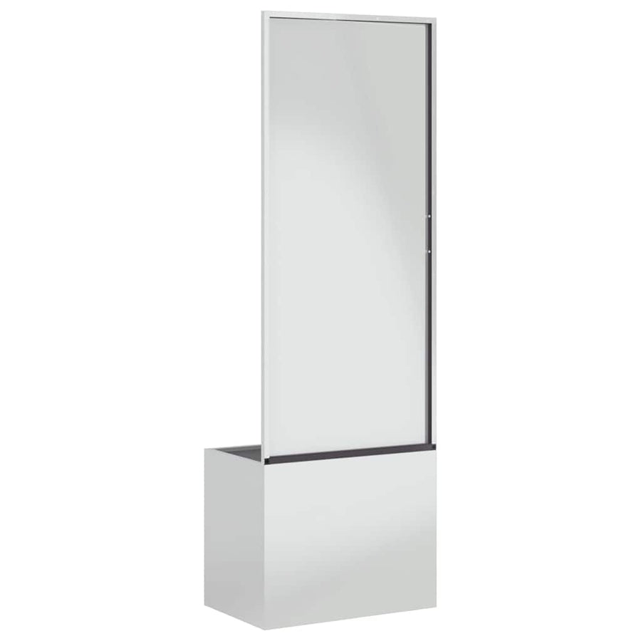 Tuinplant met Decoratief Paneel Zilver 50 x 140 cm