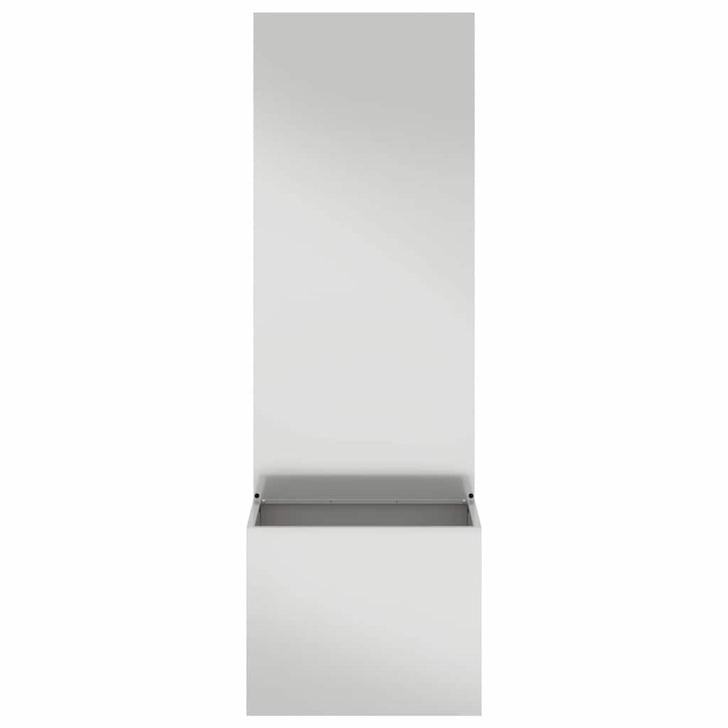 Tuinplant met Decoratief Paneel Zilver 50 x 140 cm