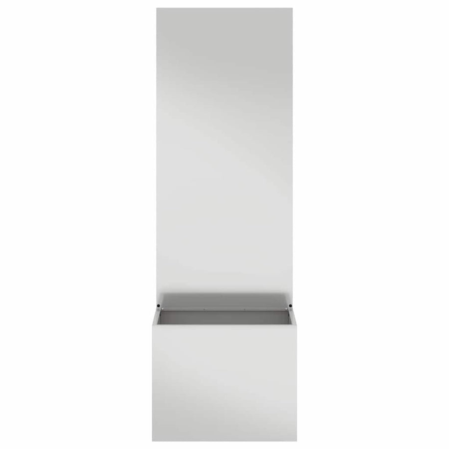 Tuinplant met Decoratief Paneel Zilver 50 x 140 cm
