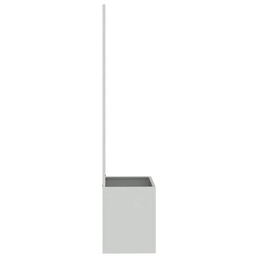 Tuinplant met Decoratief Paneel Zilver 50 x 140 cm