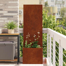 Tuin Privacy Screen Roestig 50 x 32 x 150 cm Cortenstaal