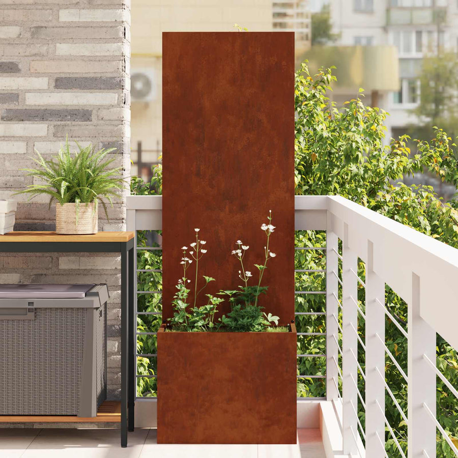 Tuin Privacy Screen Roestig 50 x 32 x 150 cm Cortenstaal