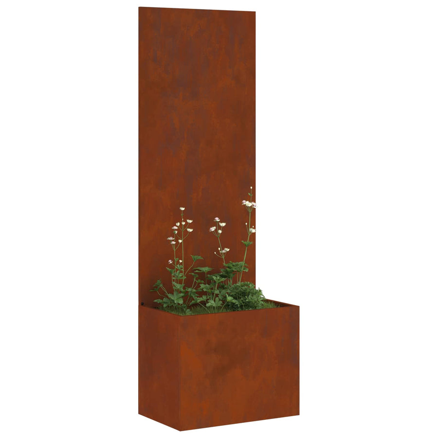 Tuin Privacy Screen Roestig 50 x 32 x 150 cm Cortenstaal