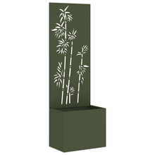 Tuinplant met Decoratief Paneel Olijfgroen 50 x 140 cm