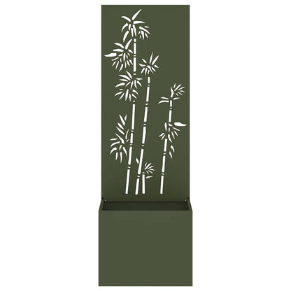 Tuinplant met Decoratief Paneel Olijfgroen 50 x 140 cm