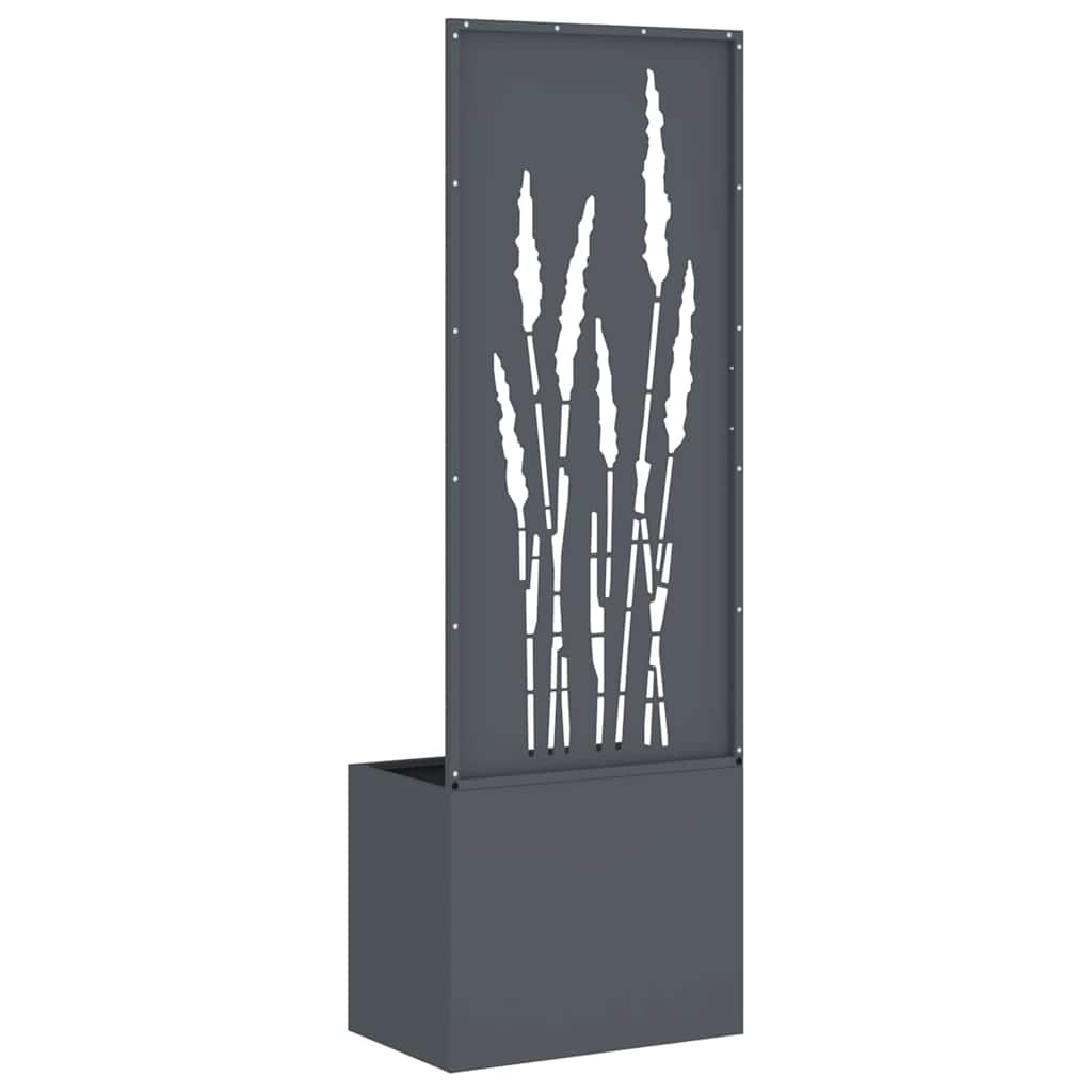 Tuinplant met Decoratief Paneel Antraciet 50 x 140 cm