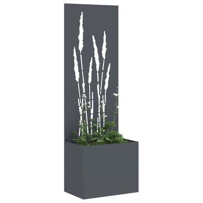 Tuinplant met Decoratief Paneel Antraciet 50 x 140 cm