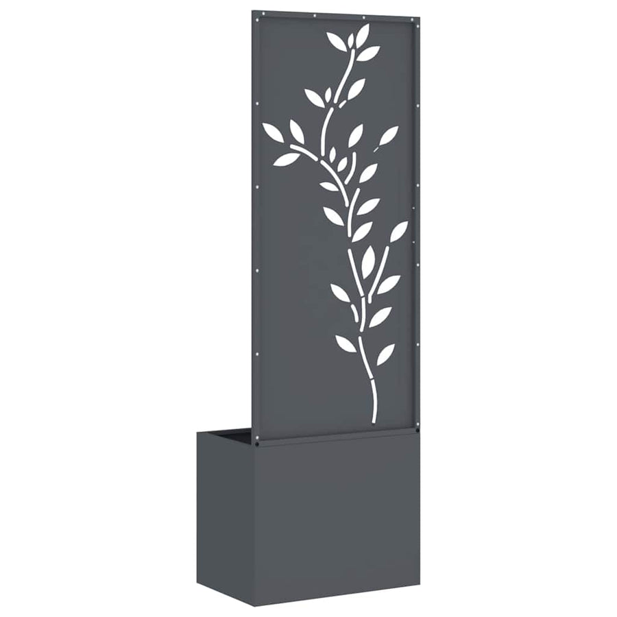 Tuin Privacy Screen Bloemen Antraciet 50 x 32 x 150 cm