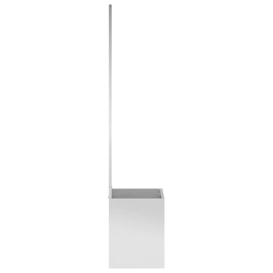 Tuin Privacy Screen Bloemen Zilver 50 x 32 x 150 cm