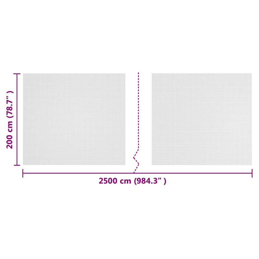 Insecten Net Wit 2 x 25 m HDPE