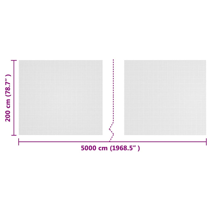 Insecten Net Wit 2 x 50 m HDPE