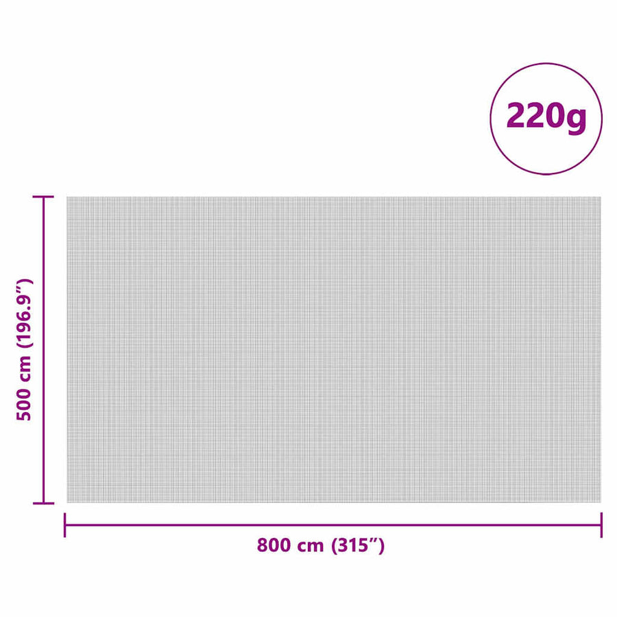 Siloafdekking Groen 8 x 5 m HDPE