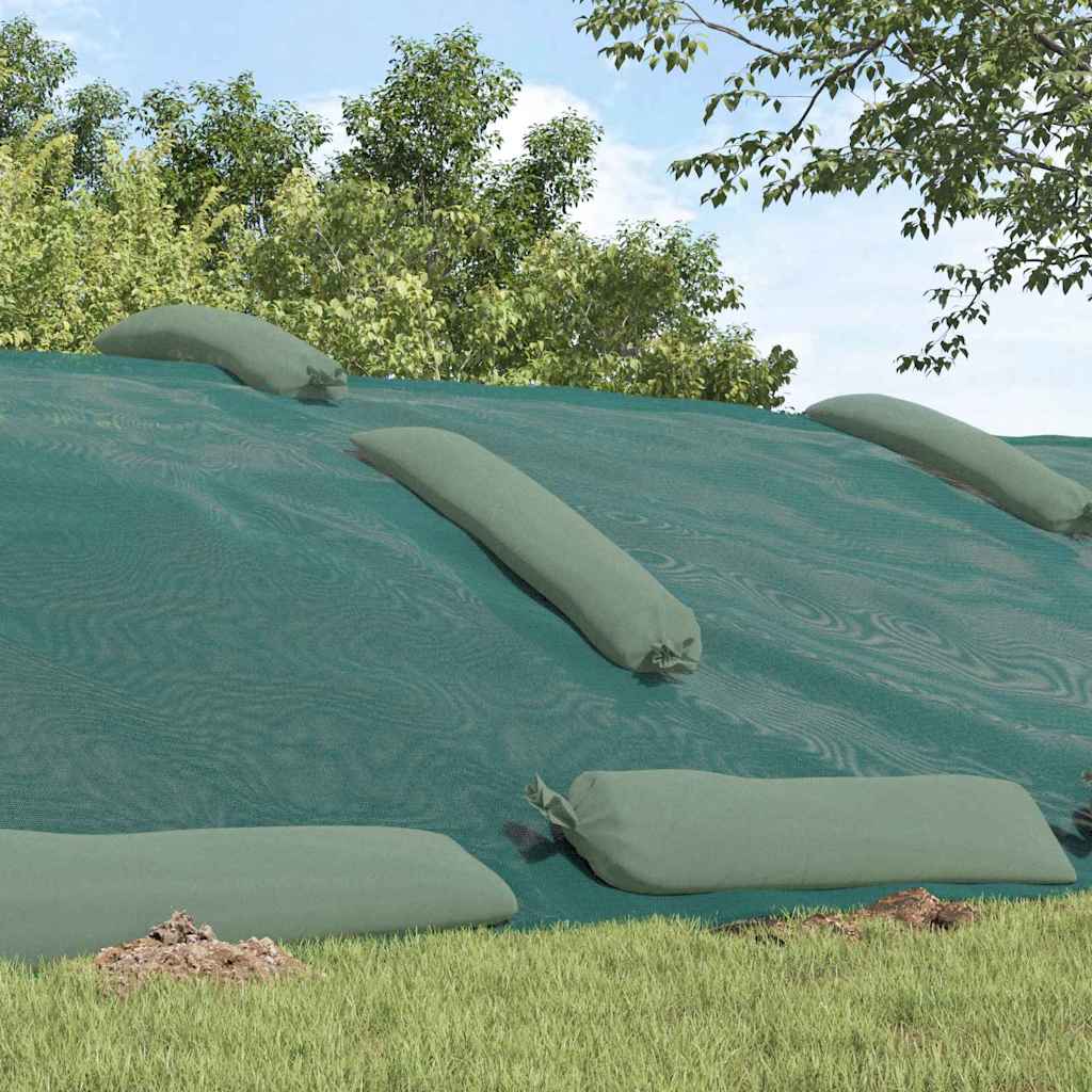 Siloafdekking Groen 12 x 5 m HDPE