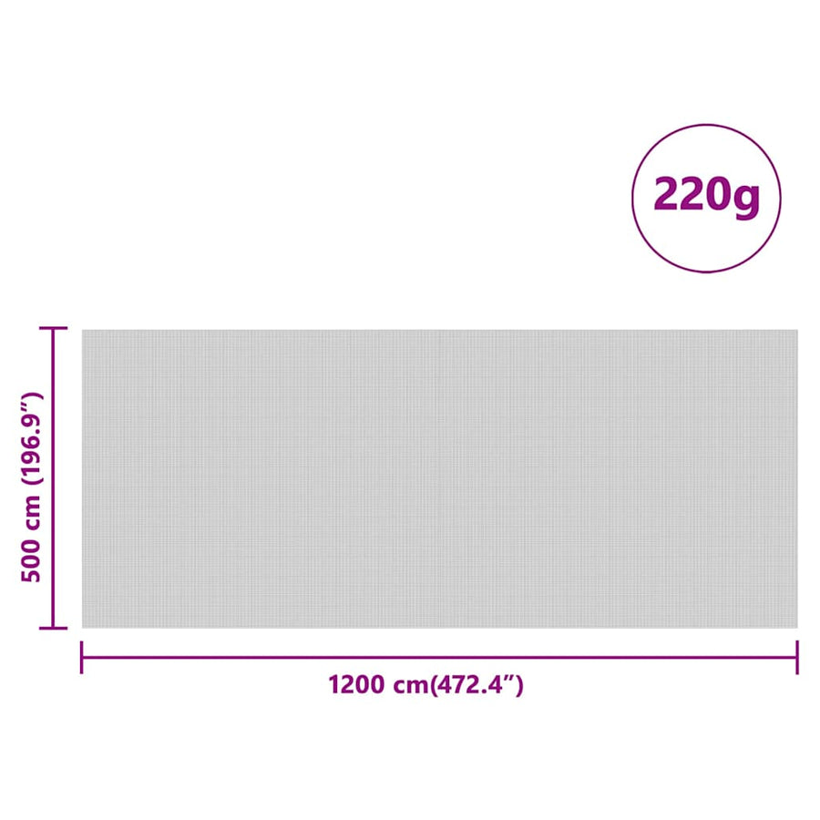 Siloafdekking Groen 12 x 5 m HDPE