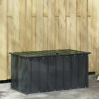 Tuinopbergbox 101x56,5x50 cm staal zwart