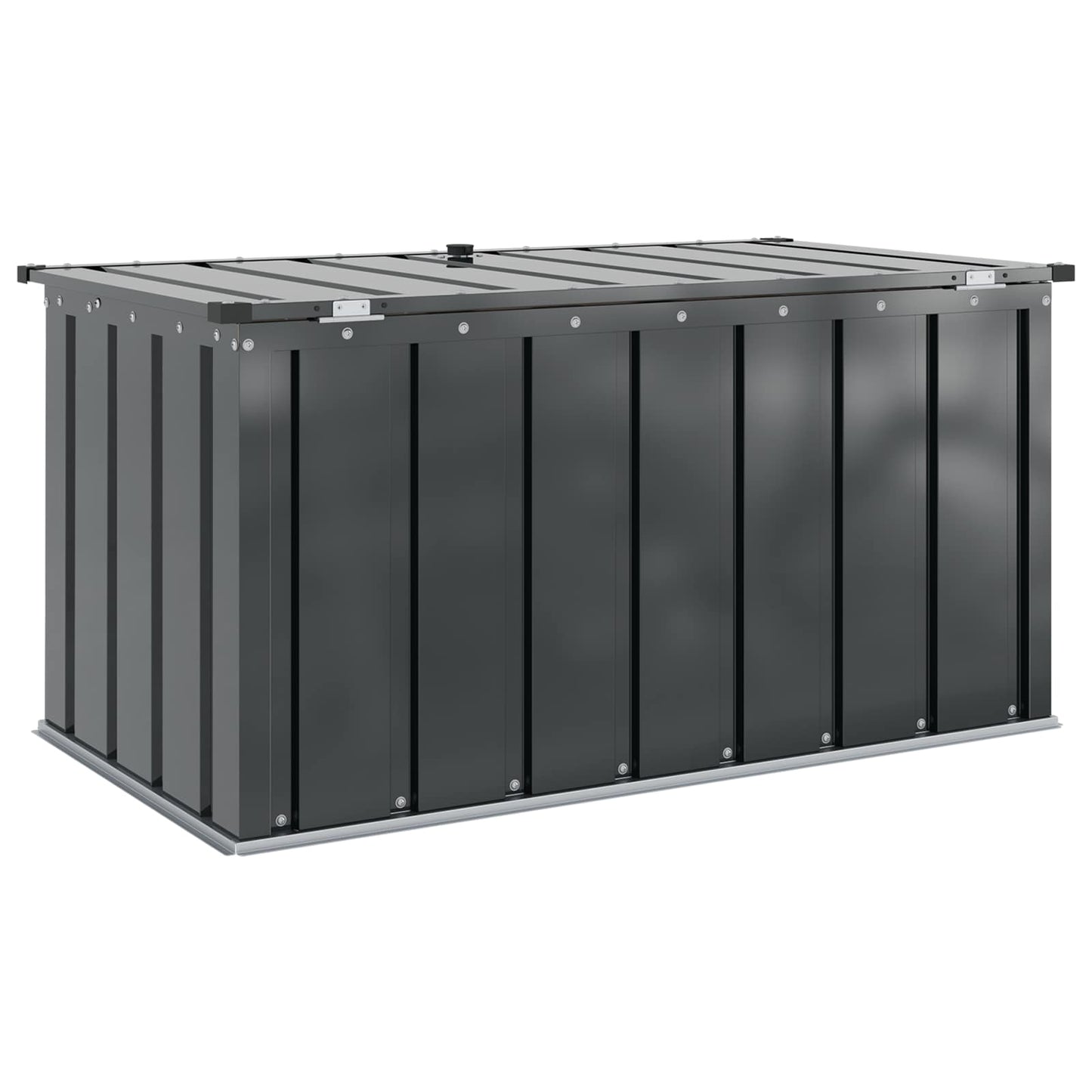 Tuinopslagdoos Zwart 101 x 56,5 x 50 cm Staal