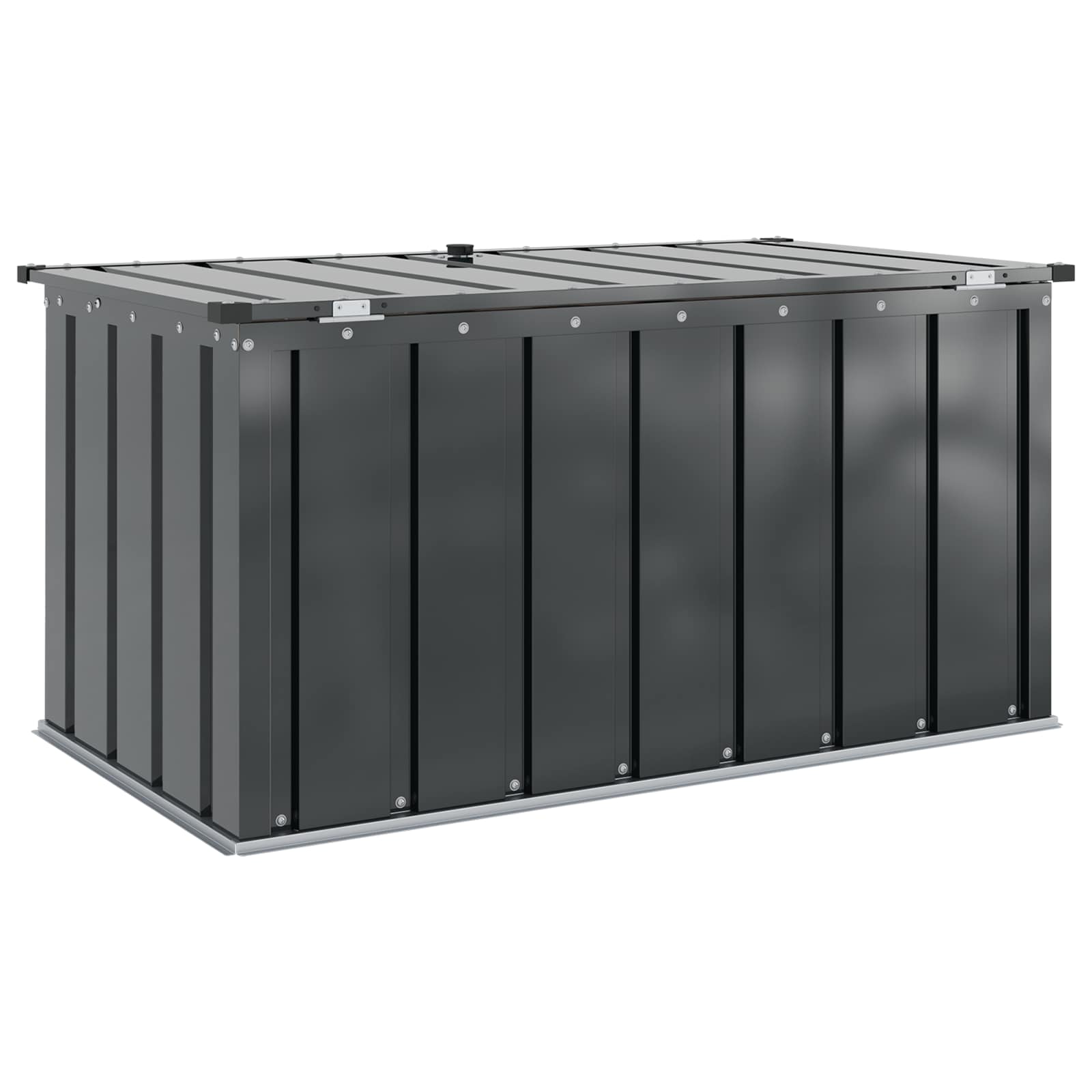 Tuinopslagdoos Zwart 101 x 56,5 x 50 cm Staal