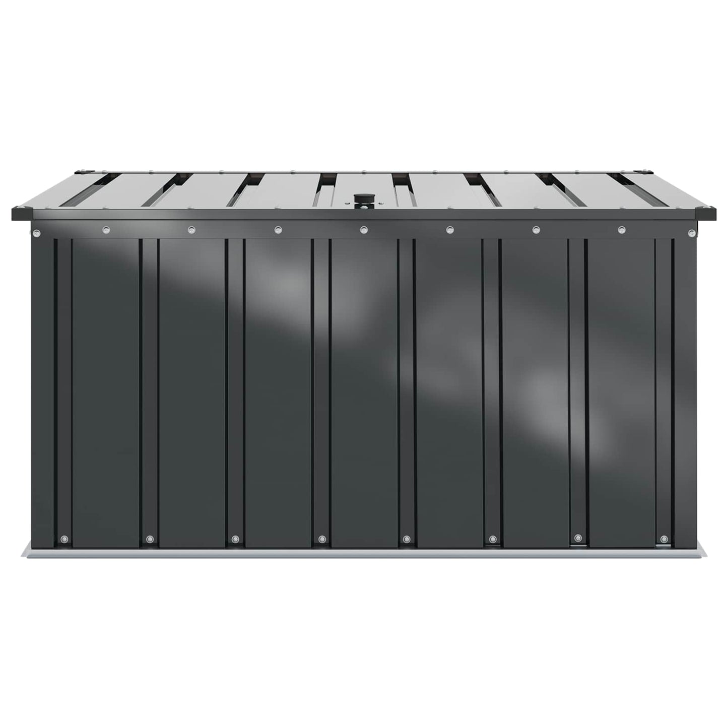 Tuinopslagdoos Zwart 101 x 56,5 x 50 cm Staal