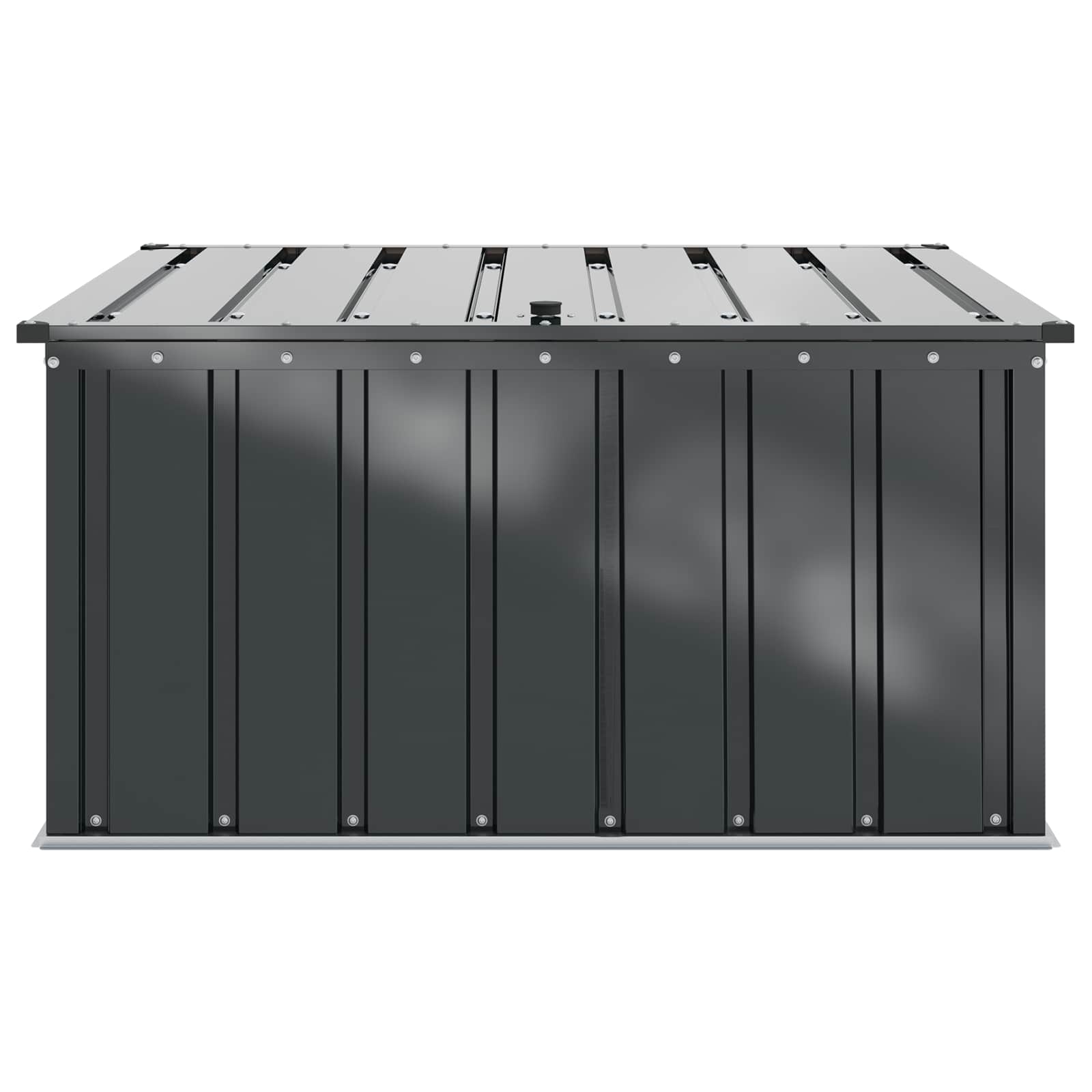 Tuinopslagdoos Zwart 101 x 82 x 50 cm Staal
