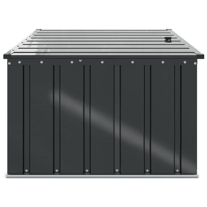 Tuinopslagdoos Zwart 101 x 82 x 50 cm Staal