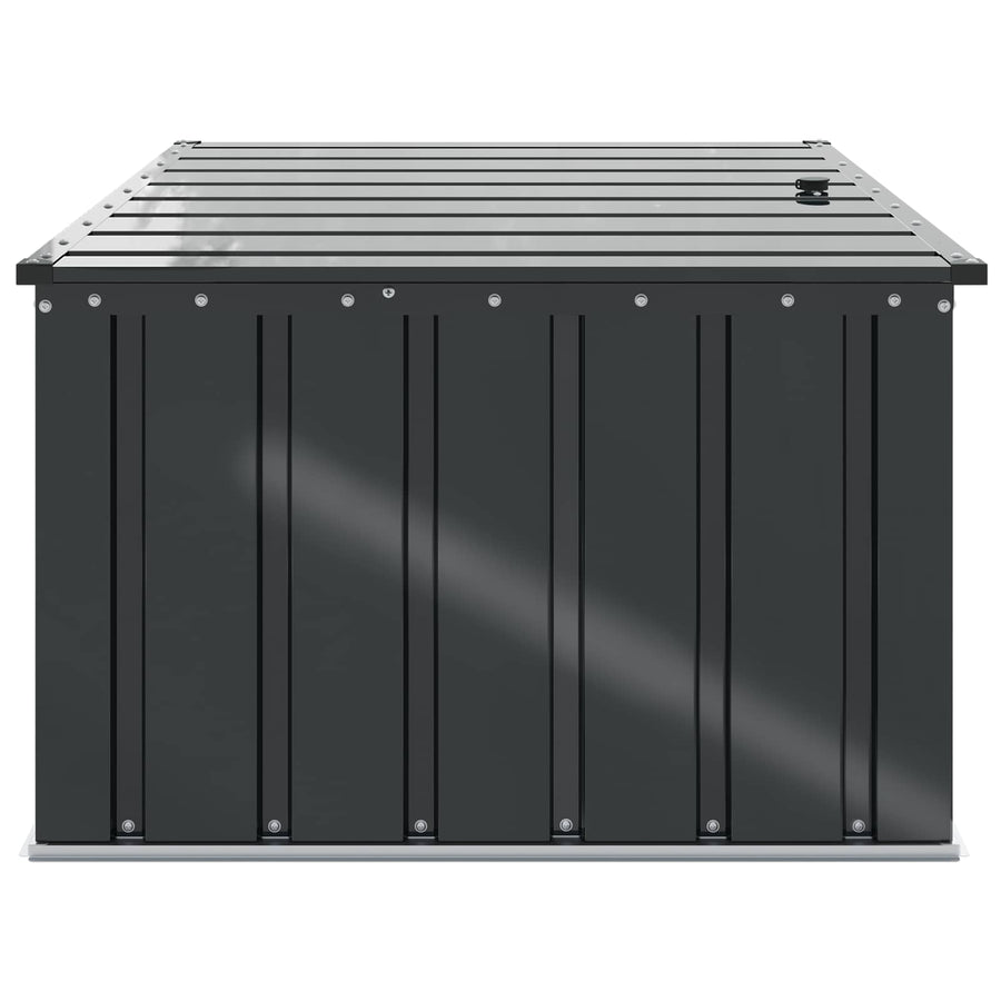 Tuinopslagdoos Zwart 101 x 82 x 50 cm Staal