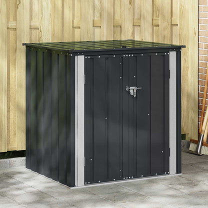 Tuinopslagdoos Zwart 101,5 x 82 x 100 cm Staal