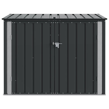Tuinopslagdoos Zwart 151,5 x 82 x 110,5 cm Staal