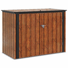 Tuinopslagdoos Bruin 151,5 x 82 x 110,5 cm Staal