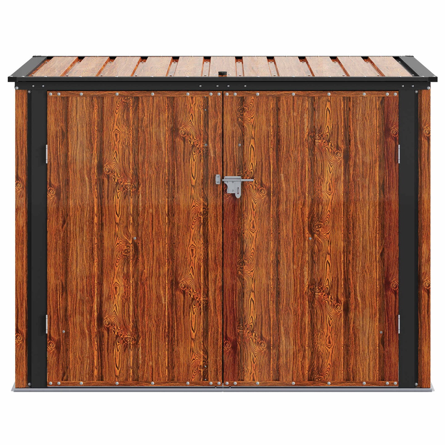 Tuinopslagdoos Bruin 151,5 x 82 x 110,5 cm Staal