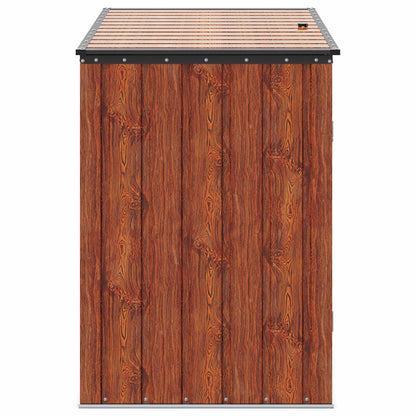 Tuinopslagdoos Bruin 151,5 x 82 x 110,5 cm Staal