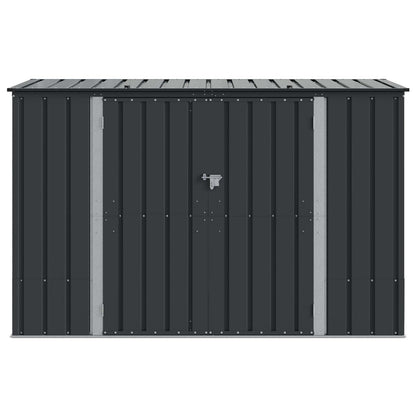 Tuinopslagdoos Zwart 214 x 82 x 132 cm Staal