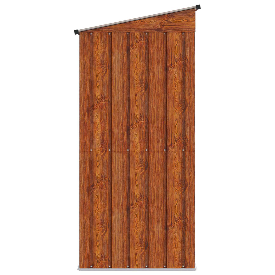 Tuinhuisjes Bruin 137 x 81 x 180 cm Metaal