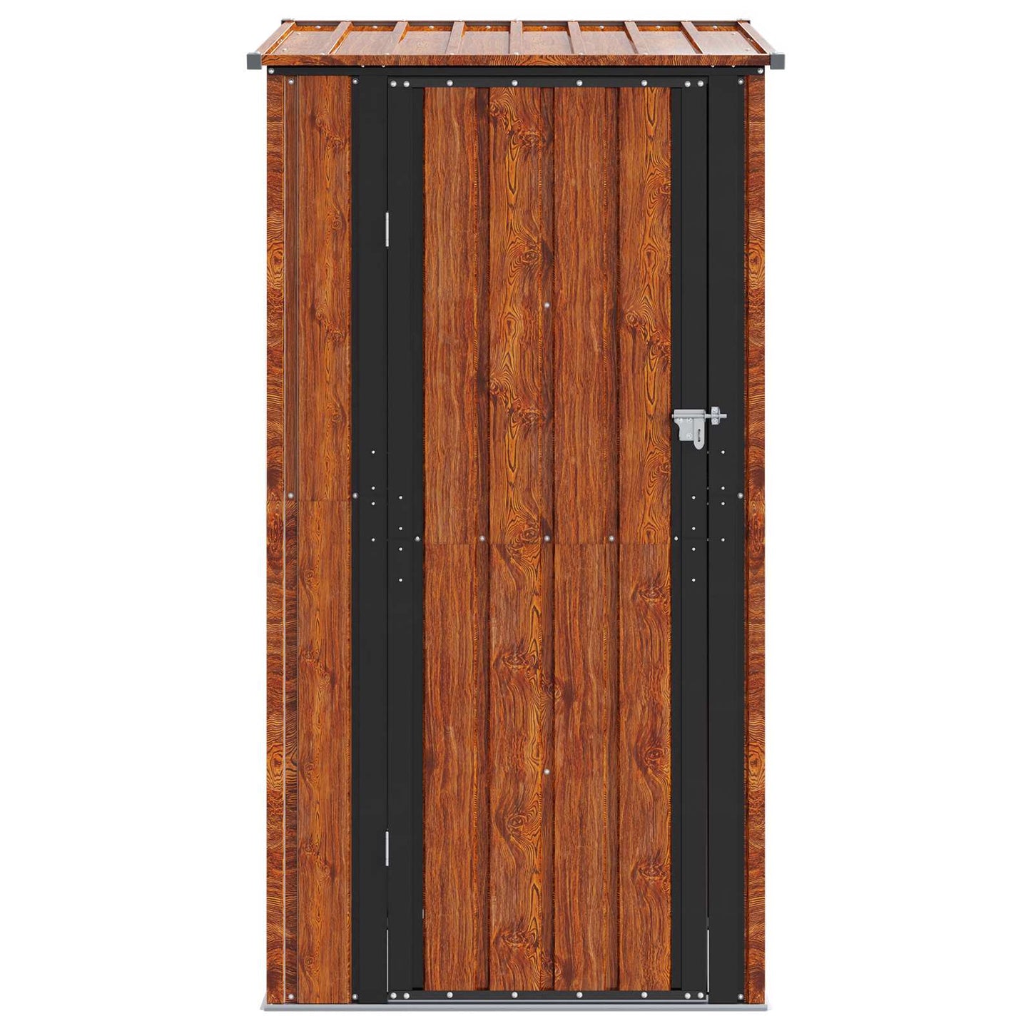 Tuinhuisjes Bruin 103 x 74 x 200 cm Metaal