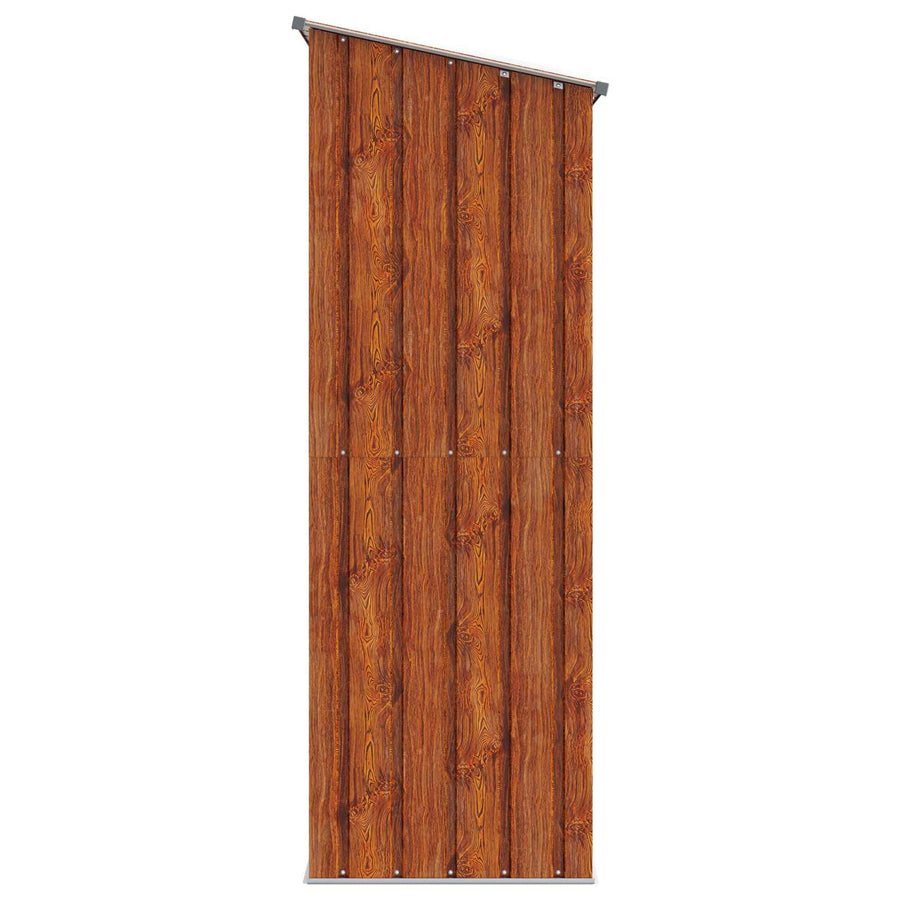 Tuinhuisjes Bruin 103 x 74 x 200 cm Metaal