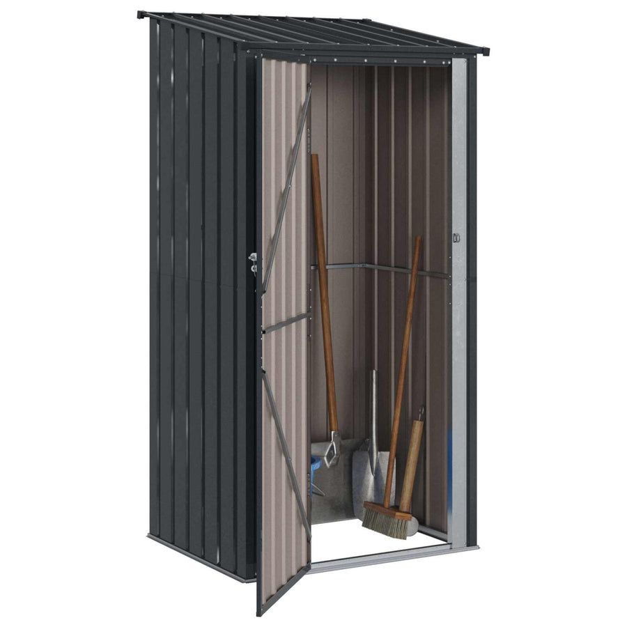 Tuinhuisjes Antraciet 103 x 86 x 200 cm Metaal