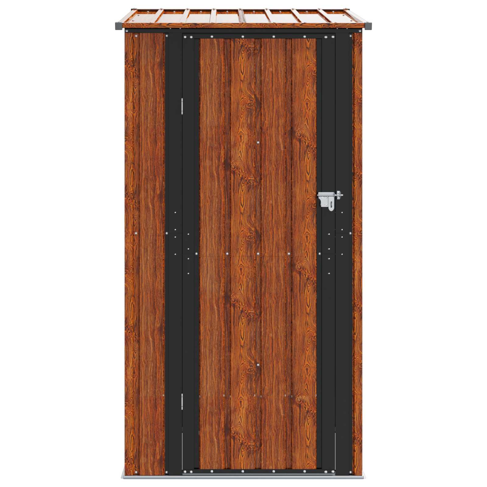 Tuinhuisjes Bruin 103 x 86 x 200 cm Metaal