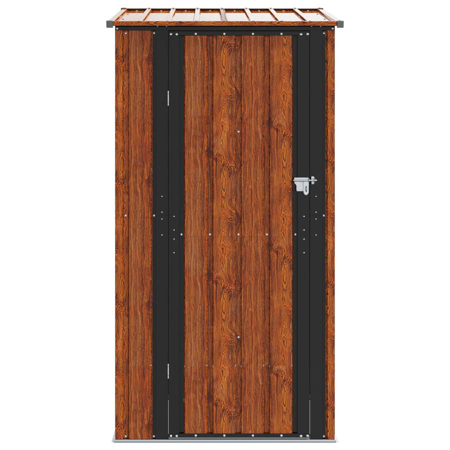 Tuinhuisjes Bruin 103 x 86 x 200 cm Metaal