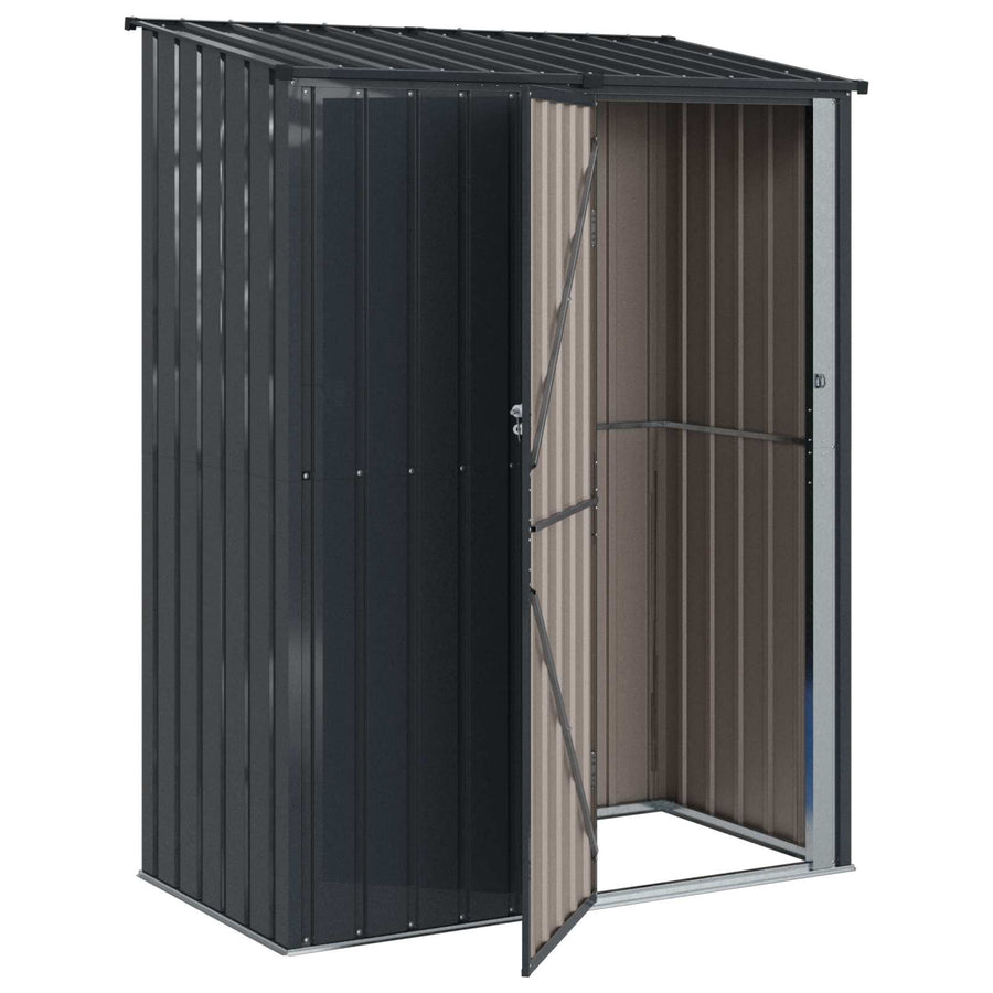Tuinhuisjes Antraciet 153,5 x 86 x 200 cm Metaal