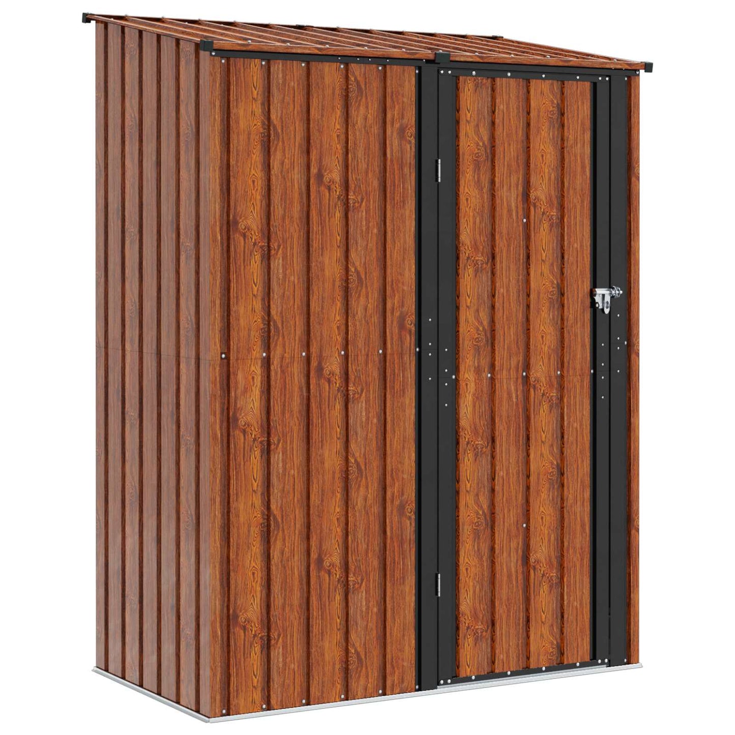 Tuinhuisjes Bruin 153,5 x 86 x 200 cm Metaal
