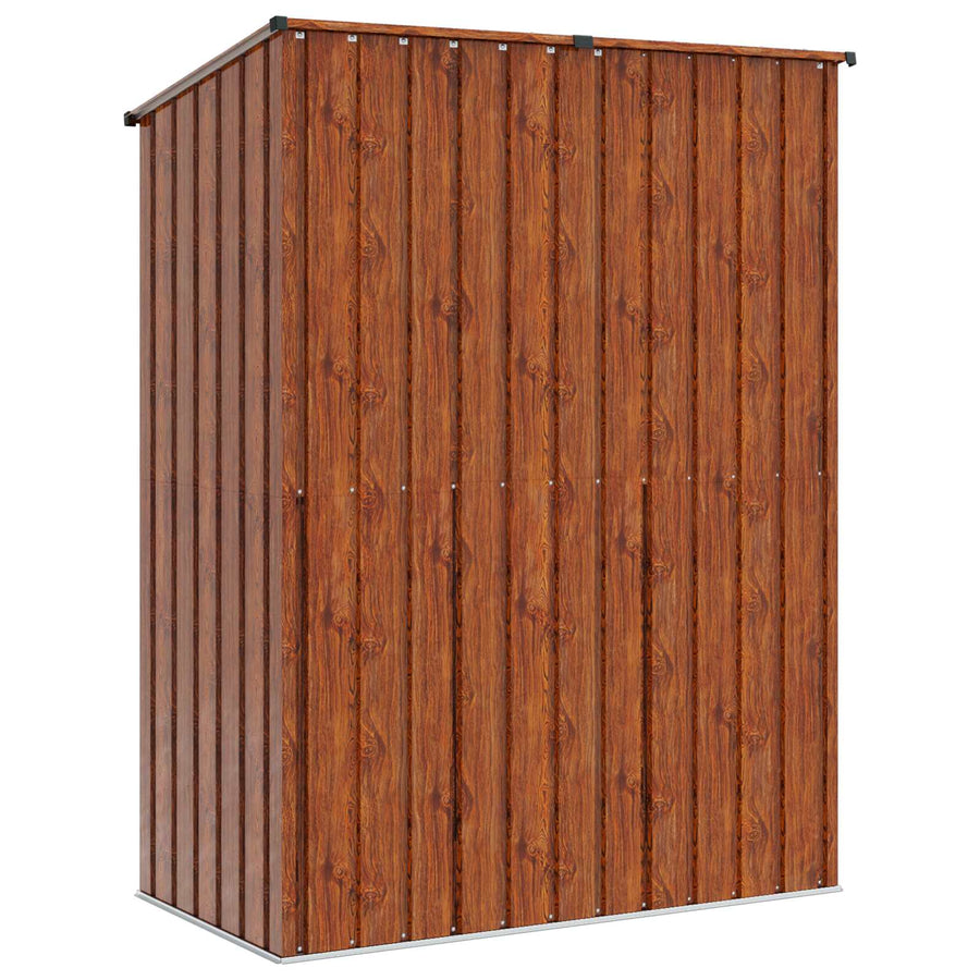 Tuinhuisjes Bruin 153,5 x 86 x 200 cm Metaal
