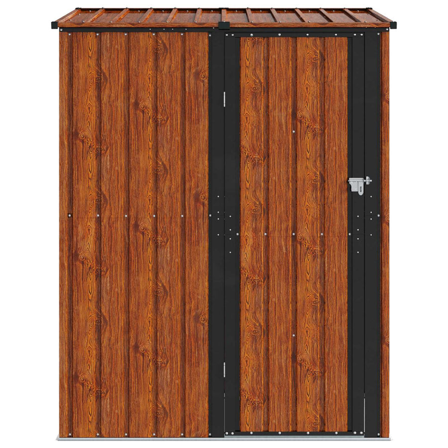 Tuinhuisjes Bruin 153,5 x 86 x 200 cm Metaal