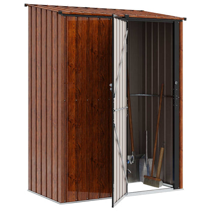 Tuinhuisjes Bruin 153,5 x 86 x 200 cm Metaal