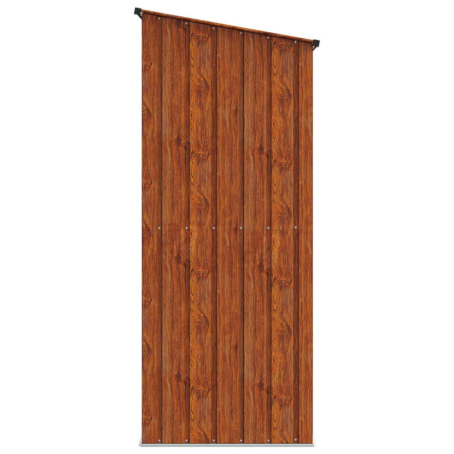 Tuinhuisjes Bruin 153,5 x 86 x 200 cm Metaal