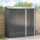 Tuinhuis metaal 203,5x73x200 cm antraciet
