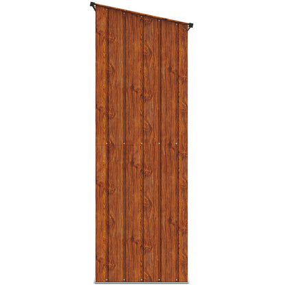 Tuinhuisjes Bruin 203,5 x 73 x 200 cm Metaal