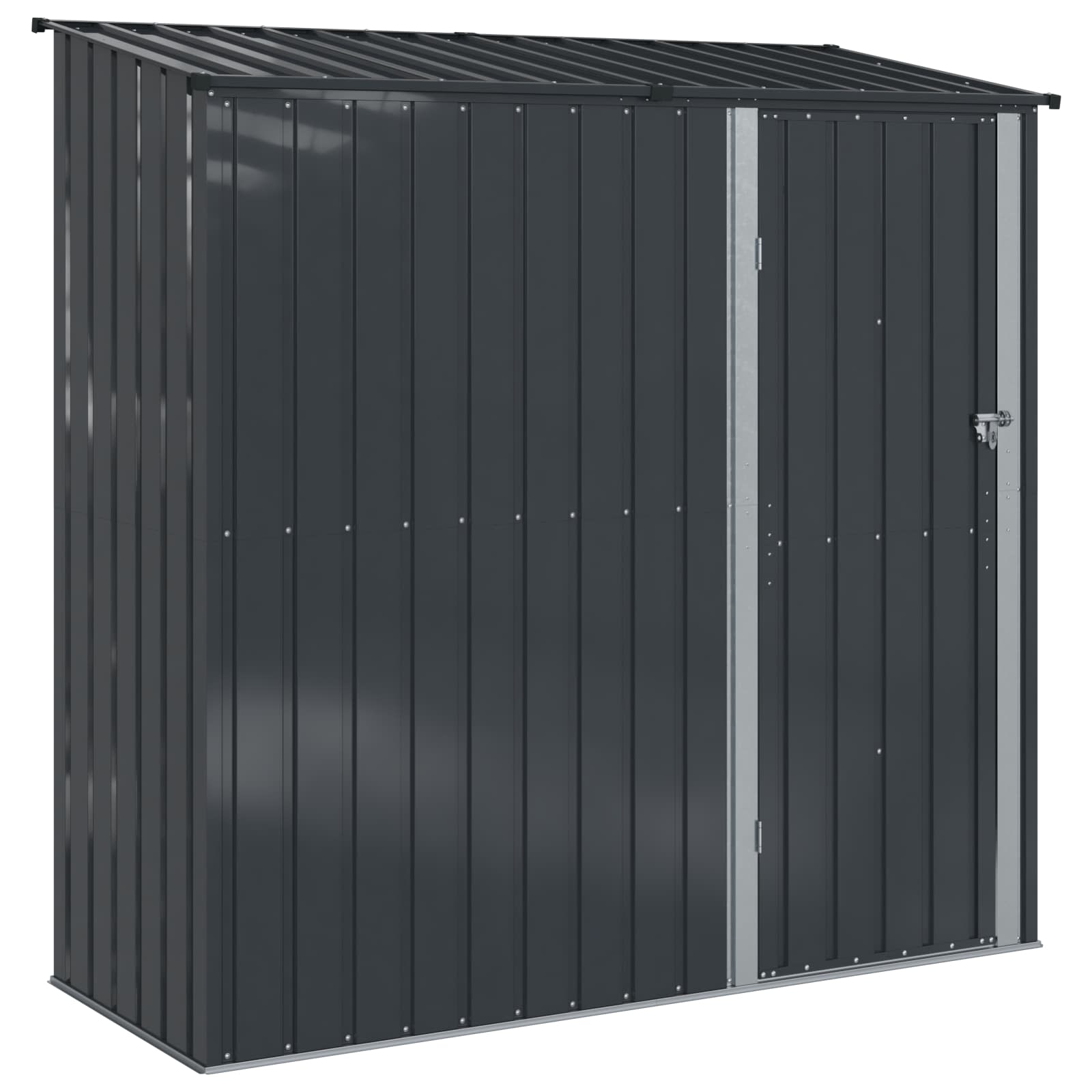 Tuinhuisjes Antraciet 203 x 85,5 x 200 cm Metaal