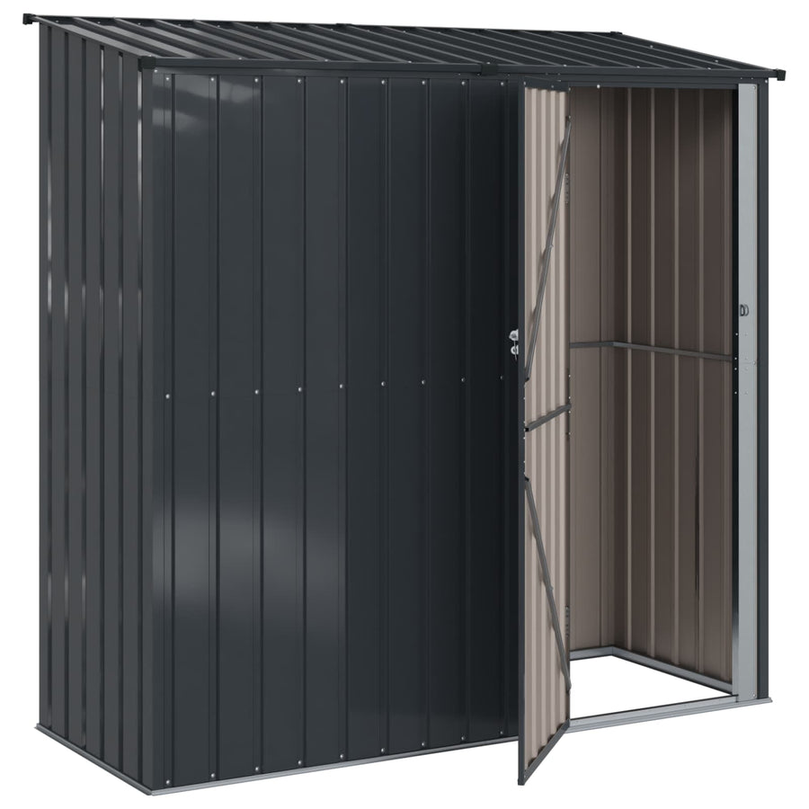 Tuinhuisjes Antraciet 203 x 85,5 x 200 cm Metaal