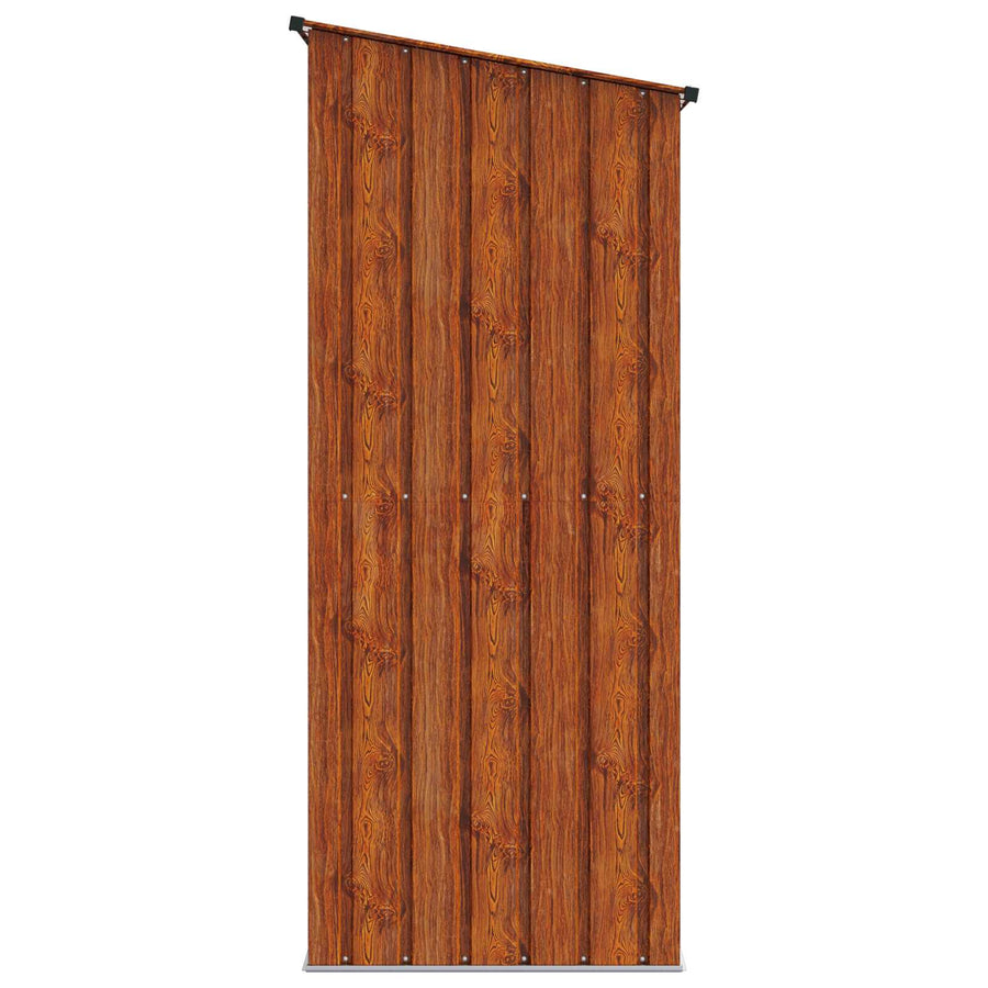 Tuinhuisjes Bruin 203 x 85,5 x 200 cm Metaal