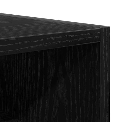 Hangkast Riga Zwart eiken 30 x 29,5 x 60 cm Bewerkt hout